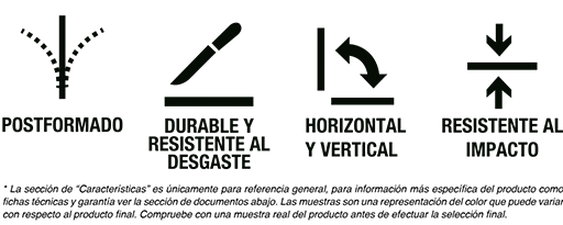 Características laminados plásticos