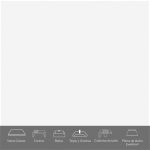 Formica® Placa de Superficie Sólida Everform™ Mod. 102 Artic .76 X 3.66 mts. Espesor 12 mm.