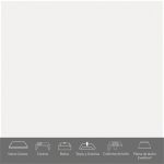 Formica® Placa de Superficie Sólida Everform™ Mod. 103 Frost .76 X 3.66 mts. Espesor 12 mm.