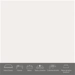 Formica® Placa Superficie Sólida Everform™Mod. 109 Brite White .76 X 3.66 mts. Espesor 12 mm.