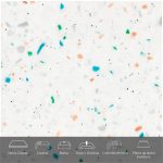 Formica® Placa de Superficie Sólida Everform™ Mod. 505 Sea Glass .76 X 3.66 mts. Espesor 12 mm.