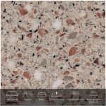 Formica® Placa De Superficie Sólida Everform™ Mod. 772 Copper Quartz .76 X 3.66 mts. Espesor 12 mm.