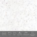 Formica® Placa de Superficie Sólida Everform™ Mod. 931 White Spex .76 X 3.66 mts Espesor 12 mm.