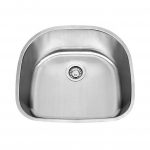 Tarjas sencilla 2421, calibre 18, Acero Inoxidable